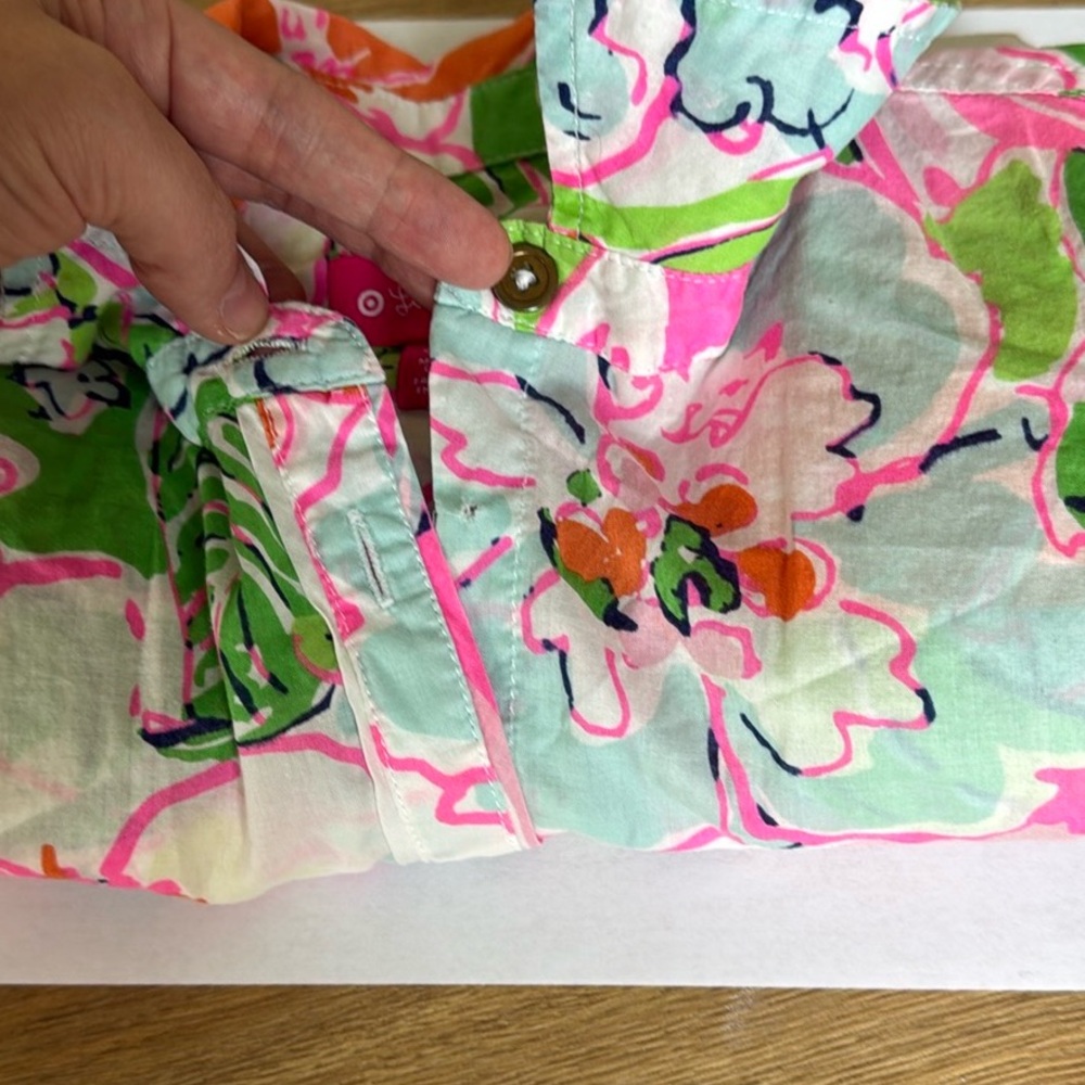 Lilly Pulitzer Long‑Sleeve Printed Top – Size XS - Picture 8 of 8